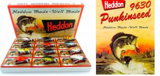 Heddon Punkinseed 1st 9630 Fishing Lure (12) Lure Box Set 2