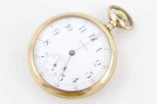 Vintage Gents Waltham Rolled Gold Pocket Watch Hand - Wind (100g)