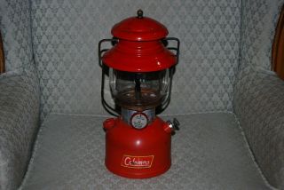Vintage 1956 Coleman 200a Lantern,  Single Mantle,  5/56 Coleman/pyrex Globe.