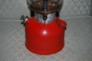 Vintage 1956 Coleman 200A Lantern,  Single Mantle,  5/56 Coleman/Pyrex Globe. 5