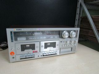 Vintage Yorx Radio/8 Track Player/dual Cassette Recorder - Player