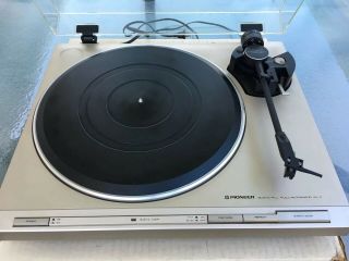 Vintage Pioneer PL - 7 Quartz Automatic Turntable,  Stanton Cartridge,  Box 4