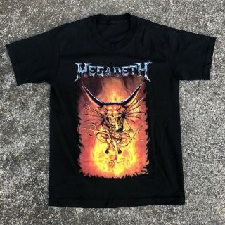 Vintage 1992 Megadeth Countdown To Extinction Demon Tour T - Shirt Dave Mustaine