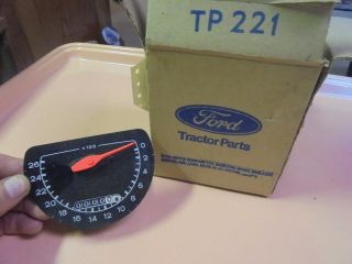 Vintage Nos Ford Holland Tractor Part Hour Meter And Rpm Gauge