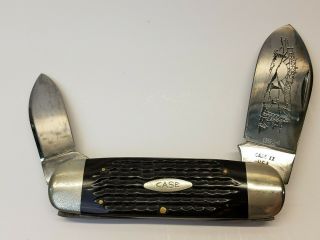Vintage Case Xx Usa 65 - 69 " Bradford Bonanza " Elephant Toe Knife 6250