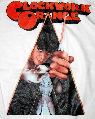 Vintage A Clockwork Orange Long Sleeve T - Shirt - - L - 1998 Tee - Singing