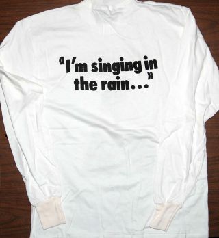Vintage A CLOCKWORK ORANGE long sleeve t - shirt - - L - 1998 tee - Singing 3