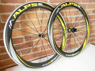 Rare Nos Hed European Alps 60mm Road Clincher Wheelset 8/9/10 Spd Bicycle