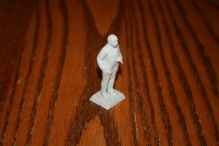 Marx Light Gray 60mm Square Base Statue Figure Of Louis Marx,  The Toy King B Mpc