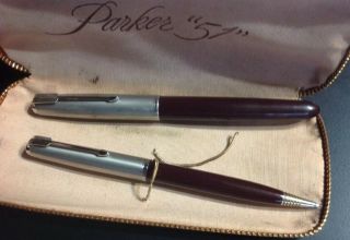 Vintage Parker 51 Fountain Pen and Mechanical Pencil Set ESTATE 2