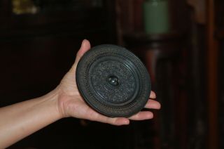 Antique Chinese Bronze Mirror - Han Dynasty 8