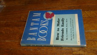 How To Make Friends Easily,  S Currie,  L A Bantam Book 5,  Vintage Paperback