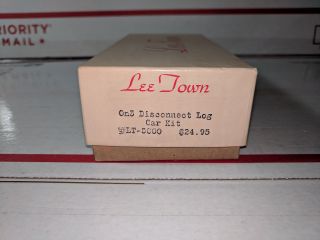 Vintage On3 Scale Lee Town Disconnect Log Car Kit Lt - 5000