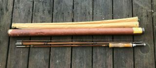 Vintage South Bend Bamboo Cane Fly Rod,  Tube & Sock 359 - 8 