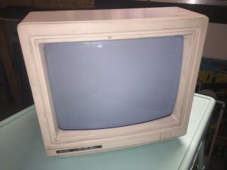 Tandy CM - 5 Vintage Personal Computer RGB Color CRT Video Display Monitor 6
