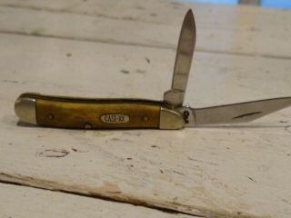 Vintage Case Xx Rare Stag Bone 2 Blade Pocket Knife
