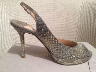 RARE & LIMITED EDITION $2795 NIB JIMMY CHOO CRYSTAL NOVA PUMPS HEELS 36 4