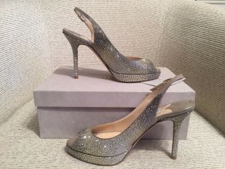 RARE & LIMITED EDITION $2795 NIB JIMMY CHOO CRYSTAL NOVA PUMPS HEELS 36 7