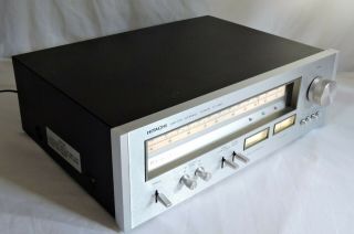 Vintage 1977 Hitachi Ft 920 Stereo Am Fm Tuner Made In Japan