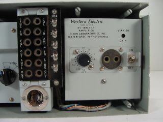Vintage Western Electric EQ & Amplifier w/ REP 111C Transformer & Attenuator 2 4