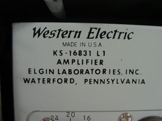 Vintage Western Electric EQ & Amplifier w/ REP 111C Transformer & Attenuator 2 5