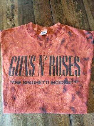 Guns N Roses Spaghetti Incident Full Print Tour Brockum Concert Vtg 1993 Shirt