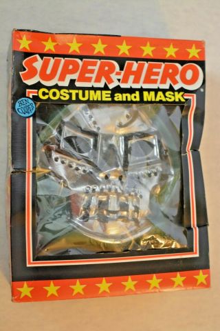 Vintage Ben Cooper Dr.  Doom Halloween Costume 1984