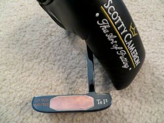 Rare Scotty Cameron Tei3 Del Mar Two Long Slant Putter - 1st Of 500 - Lim Ed