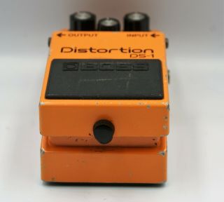 BOSS DS - 1 DS1 Distortion ' 80s Vintage Guitar Effect Pedal Made in Japan 21 F/S 6