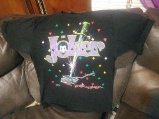 The Joker He Who Laughs Last Batman Shirt Dc Comics 1989 Xl Vintage