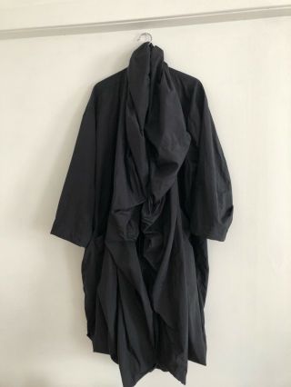 Issey Miyake Coccoon Coat Black Made In Japan Vintage