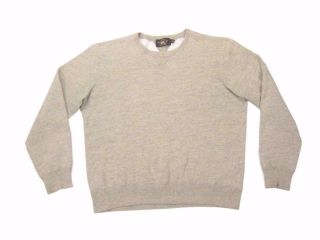 Rrl Vtg Double Rl 1940s/1950s Grey Double V Stitch Crewneck Sweatshirt (l) Xl