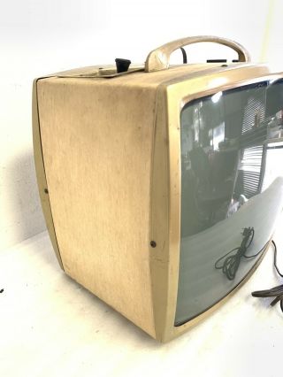 Antique Vintage 1950 ' s TV Television Setchell Carlson Atomic Like RCA Zenith 5