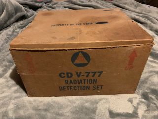 Civil Defense Radiation Monitoring Kit Vintage