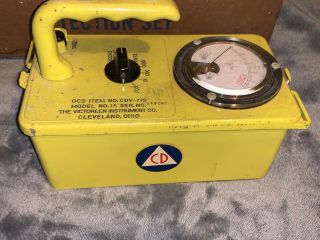 Civil Defense Radiation Monitoring Kit Vintage 6