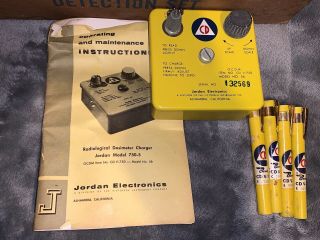 Civil Defense Radiation Monitoring Kit Vintage 8