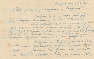 Wwii Bergen Belzen 1945.  2 Letters To The Brother In Palestine.