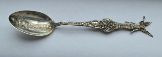 Old Mission Los Angeles California Sterling Silver Souvenir Spoon
