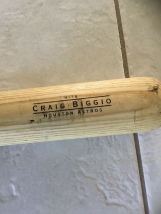 Craig Biggio Game Nike bat.  Uncracked.  Very rare.  Hall of Fame 5