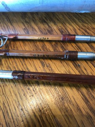 Vintage Bamboo Medium Spinning Fishing Rod - Orvis Impregnated 7 ' (2/2) 4
