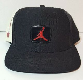 Vintage 90s Nike Jordan Strap Back Hat Cap