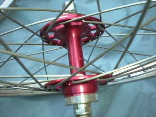 Old School Vintage BMX Ukai speedline wheels early 80 ' s Sunshine hubs 20 X 1.  75 8