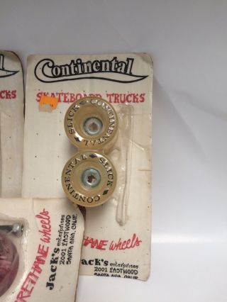 Vintage Continental Skateboard Wheels MIP C5000 Slick 2