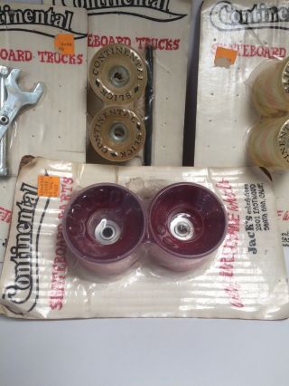 Vintage Continental Skateboard Wheels MIP C5000 Slick 3