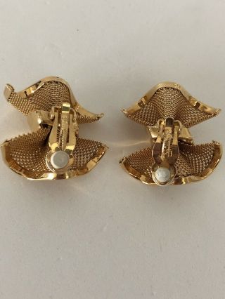 Vintage Givenchy Bow Brooch Pin And Earrings Set. 3