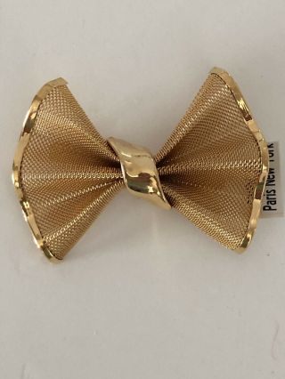 Vintage Givenchy Bow Brooch Pin And Earrings Set. 5