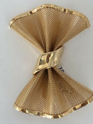 Vintage Givenchy Bow Brooch Pin And Earrings Set. 6