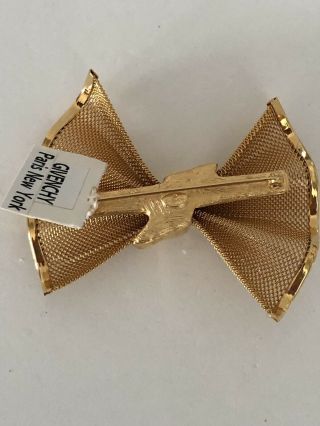 Vintage Givenchy Bow Brooch Pin And Earrings Set. 7