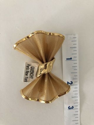 Vintage Givenchy Bow Brooch Pin And Earrings Set. 8