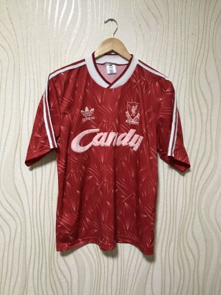 Liverpool 1989 1991 Home Football Soccer Shirt Jersey Adidas Vintage